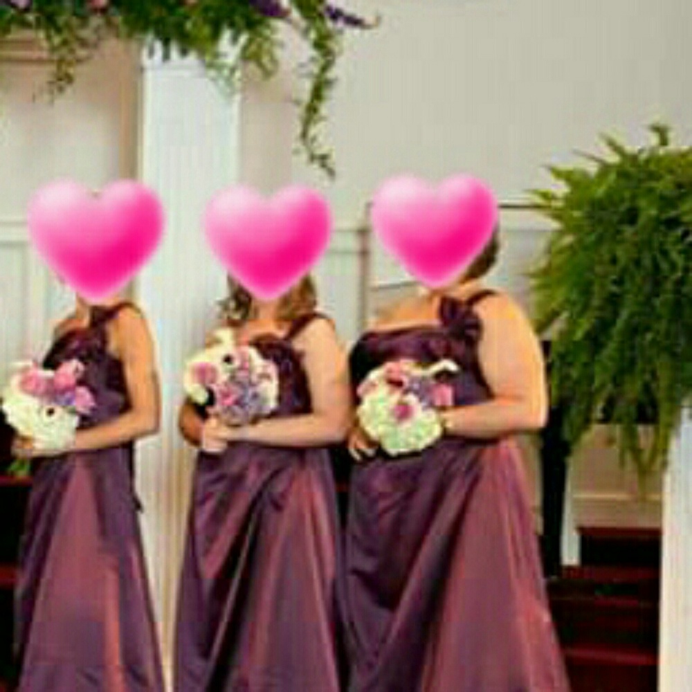 David's bridal bride's maid dress
